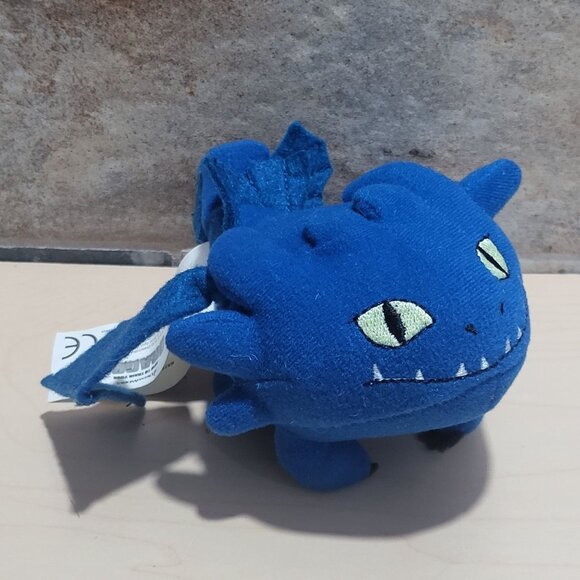 Toothless Night Fury Dragon Blue MIni Plush Toy 2010 - Picture 7 of 12